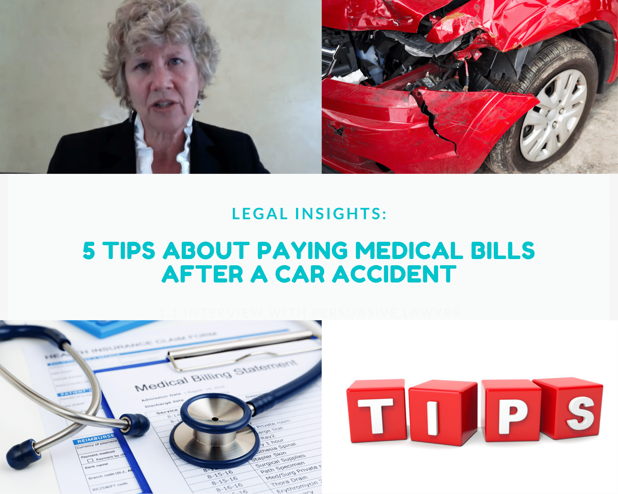 5 tips about paying medical bills after a car accident